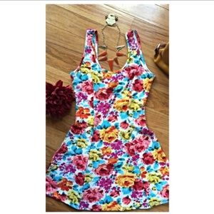 Floral Skater Dress. SOLD